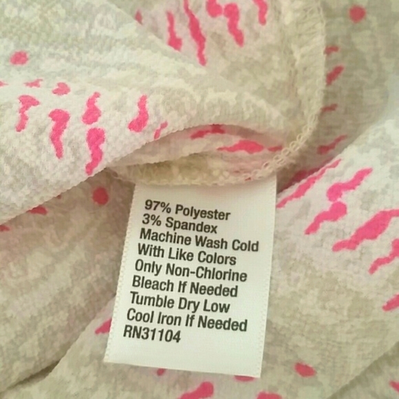 Top tunic White beige Pink Button Tab Roll Up Sleeve Stretchy Classy Lightweight - Picture 6 of 6